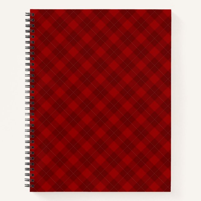 Checkered pattern notebook (Front)