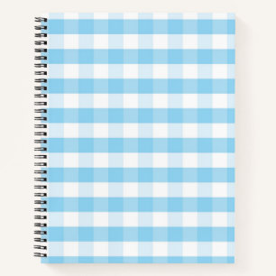 Checkered pattern notebook