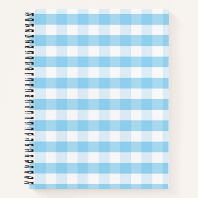 Checkered pattern notebook (Front)
