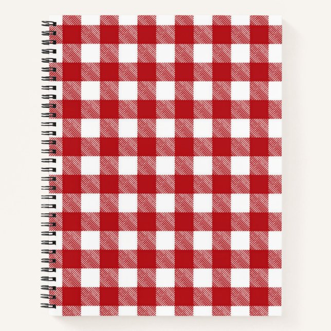 Checkered pattern notebook (Front)