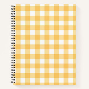 Checkered pattern notebook