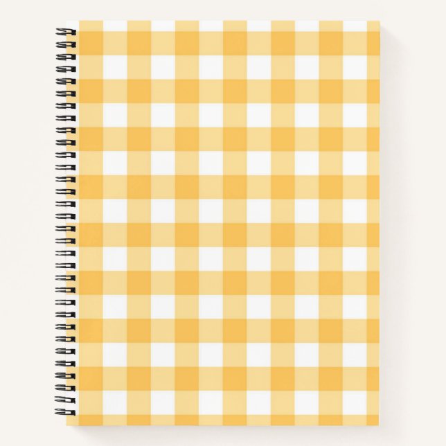 Checkered pattern notebook (Front)