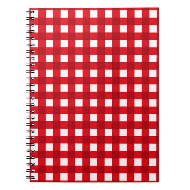 Checkered pattern notebook (Front)