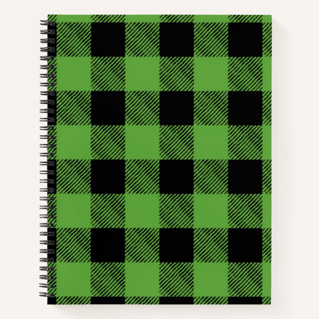 Checkered pattern notebook (Front)
