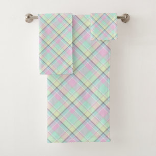 Checkered pattern of caramel colors. bath towel se
