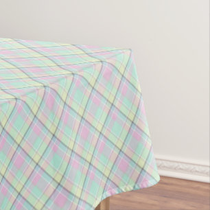Checkered pattern of caramel colors. tablecloth