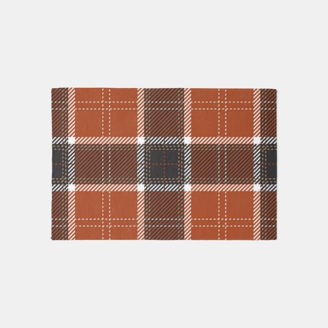 Checkered pattern outdoor rug (Front)
