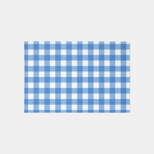 Checkered pattern outdoor rug