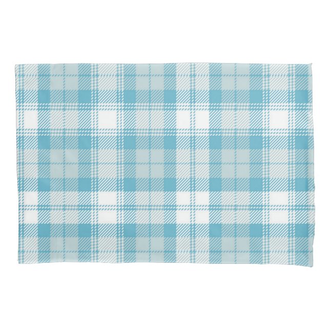 Checkered pattern pillow case (Front)