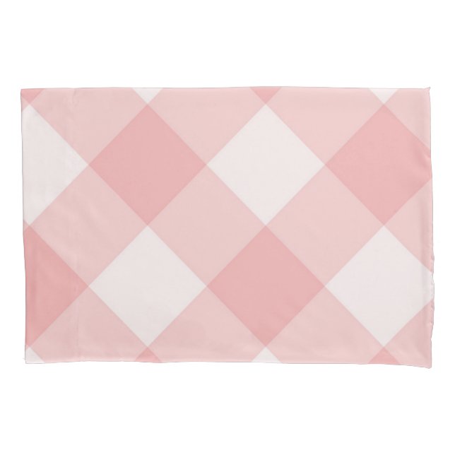 Checkered pattern pillow case (Front)