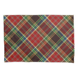 Checkered pattern pillow case