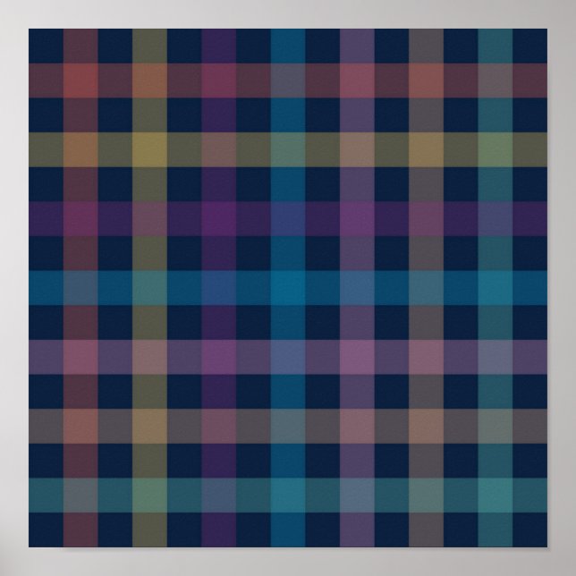 Checkered pattern poster (Front)
