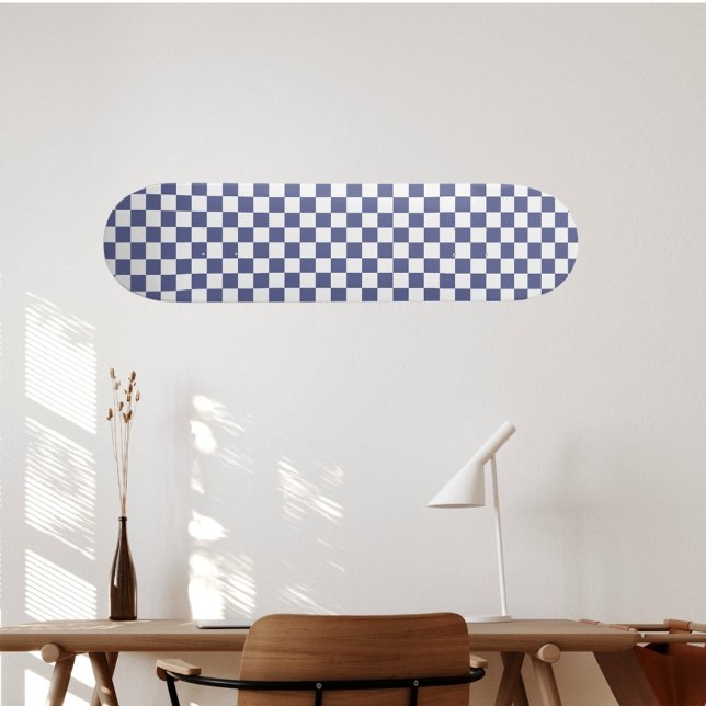Checkered Pattern Purple Skateboard (Creator Uploaded)