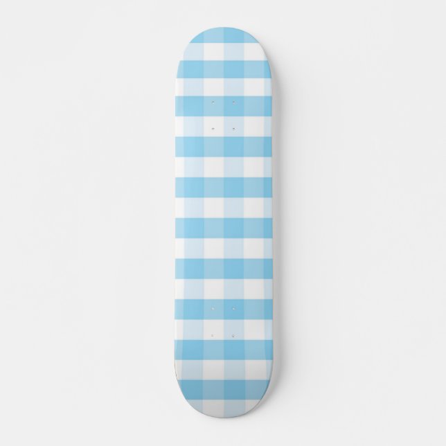 Checkered pattern skateboard (Front)