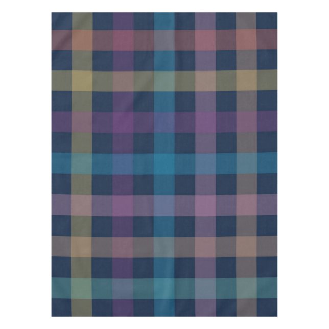 Checkered pattern tablecloth (Front)
