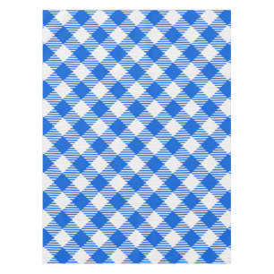 Checkered pattern tablecloth