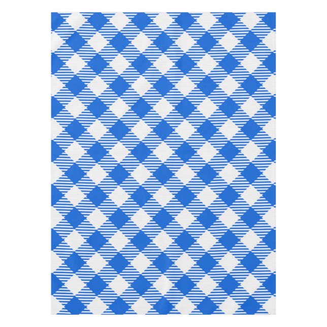 Checkered pattern tablecloth (Front)