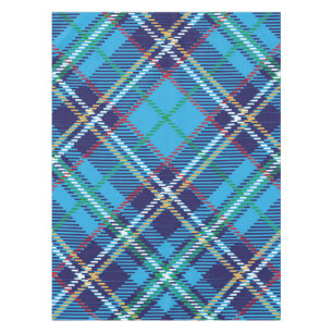 Checkered pattern tablecloth