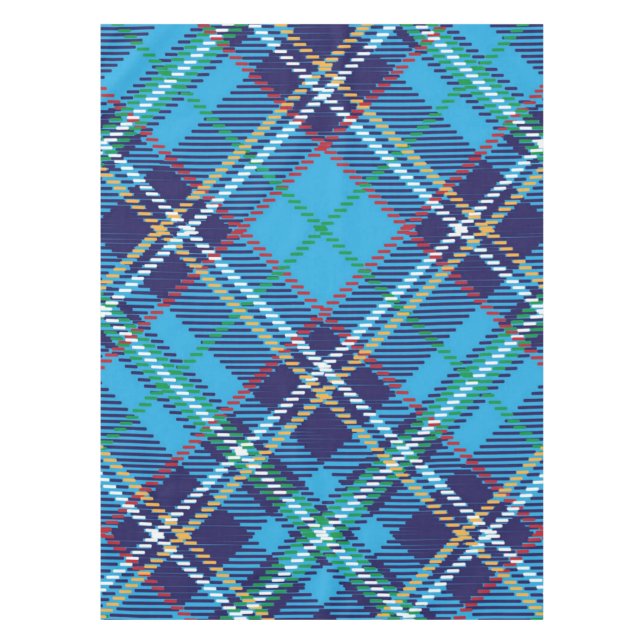 Checkered pattern tablecloth (Front)