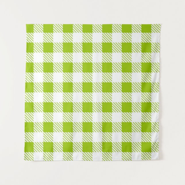 Checkered pattern tapestry (Front)