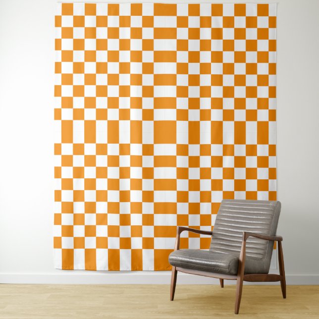 Checkered Pattern Tapestry (In Situ)