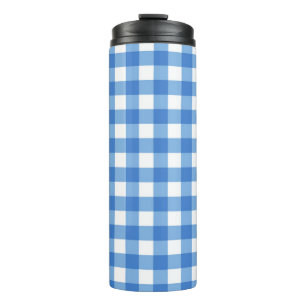 Checkered pattern thermal tumbler