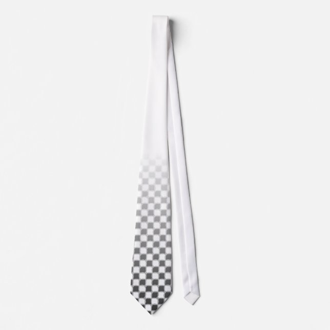 Checkered Pattern Tie (Front)