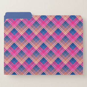 Checkered pattern with zig zag coloring file folder