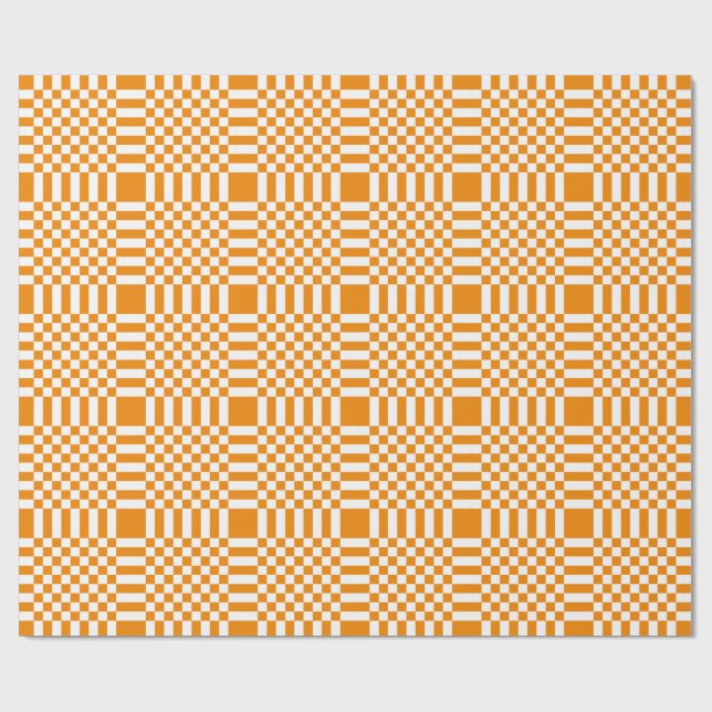 Checkered Pattern Wrapping Paper (Flat)