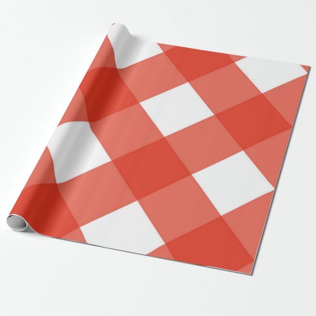 Checkered pattern wrapping paper (Unrolled)
