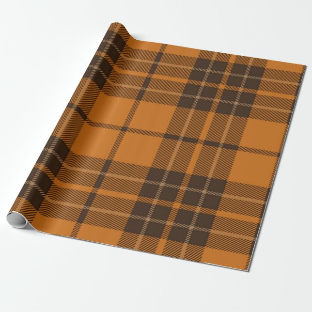 Checkered pattern wrapping paper (Unrolled)
