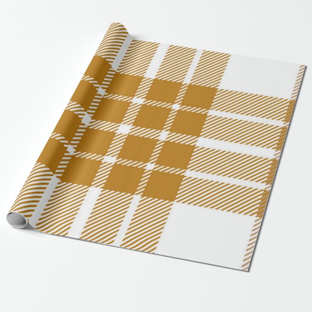Checkered pattern wrapping paper (Unrolled)
