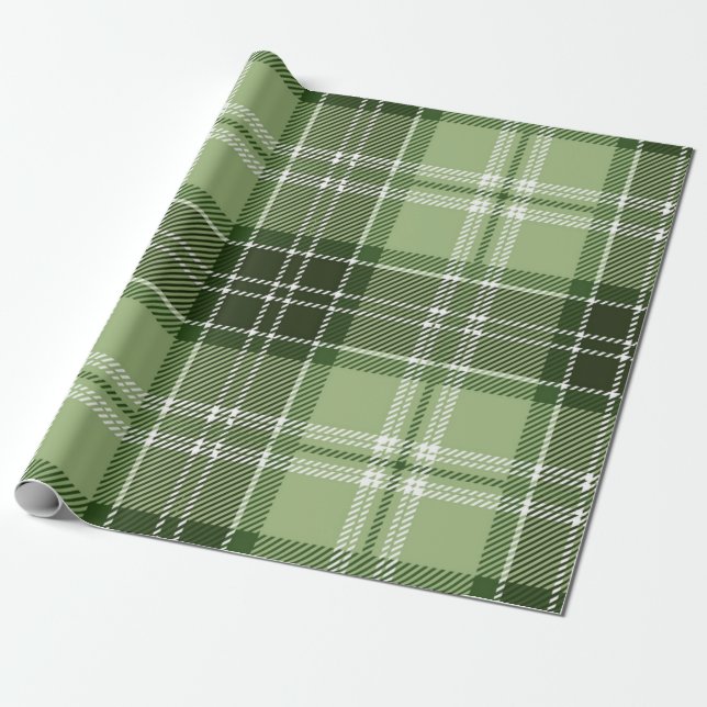 Checkered pattern wrapping paper (Unrolled)