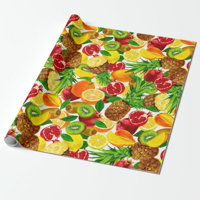 Checkered  pattern wrapping paper (Unrolled)