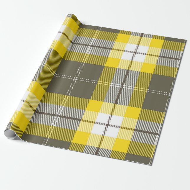 Checkered pattern wrapping paper (Unrolled)