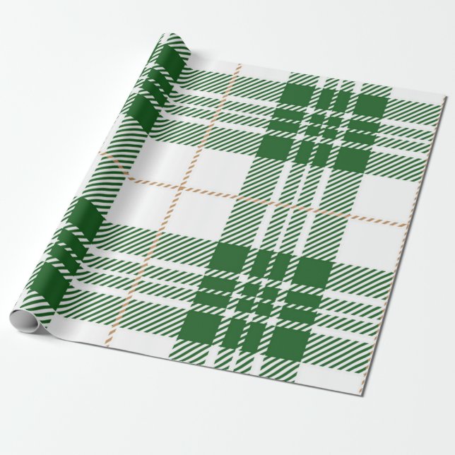 Checkered pattern wrapping paper (Unrolled)