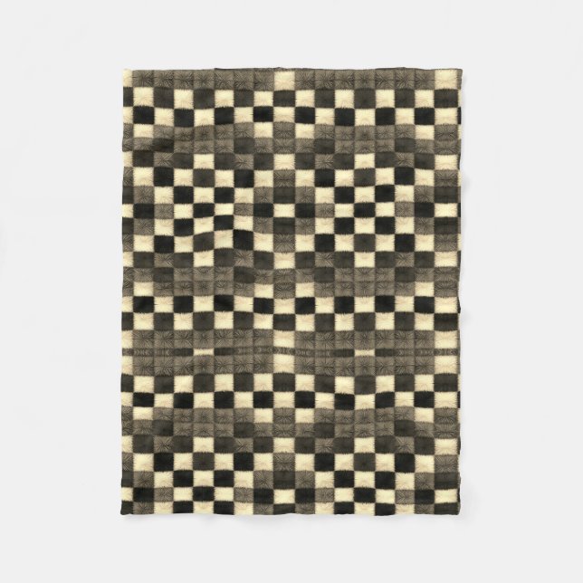 Checkered Pixel Pattern Blanket (Front)