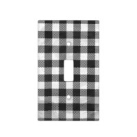 Checkered Plaid Black And White