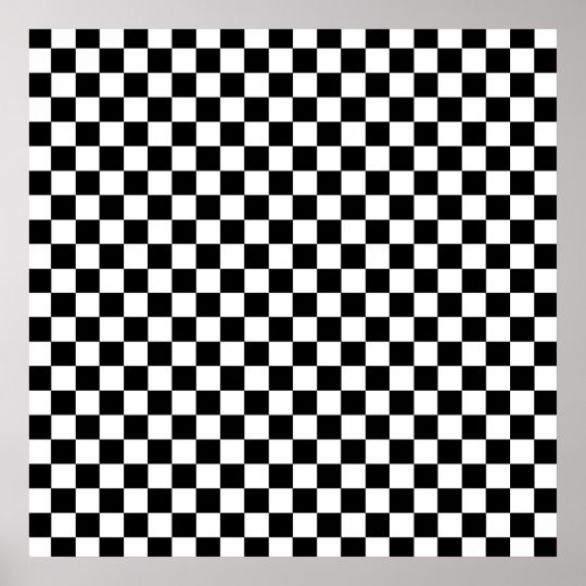 Checkered Poster | Zazzle.com