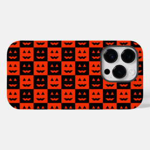Checkered Pumpkin Faces Case-Mate iPhone 14 Pro Case