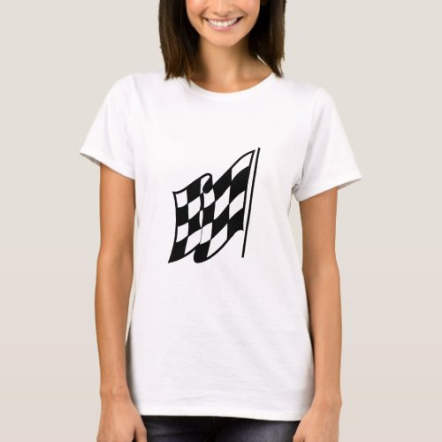 Checkered Racing Flag T_Shirt