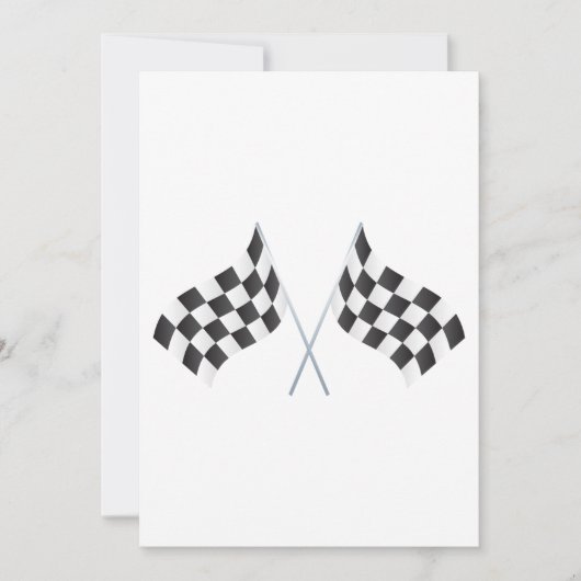 checkered racing flags graphic (Front)