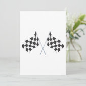 checkered racing flags graphic (Standing Front)