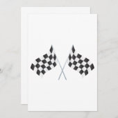 checkered racing flags graphic (Front/Back)
