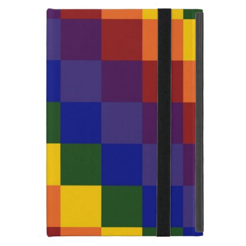 Checkered Rainbow iPad Mini Case