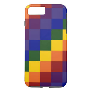 Checkered Rainbow iPhone 8 Plus/7 Plus Tough Case