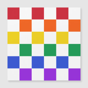 Checkered Rainbow Plaid Colorful