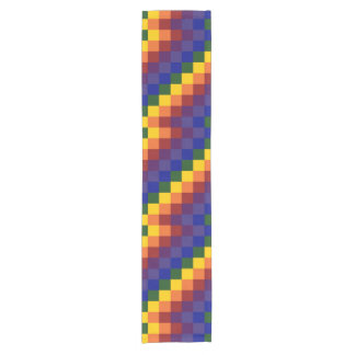 Checkered Rainbow Table Runner