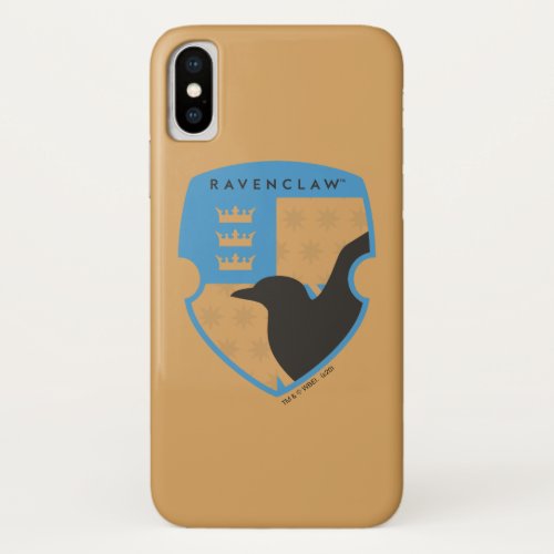 Checkered RAVENCLAWâ Crowned Crest iPhone X Case