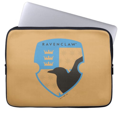 Checkered RAVENCLAWâ Crowned Crest Laptop Sleeve